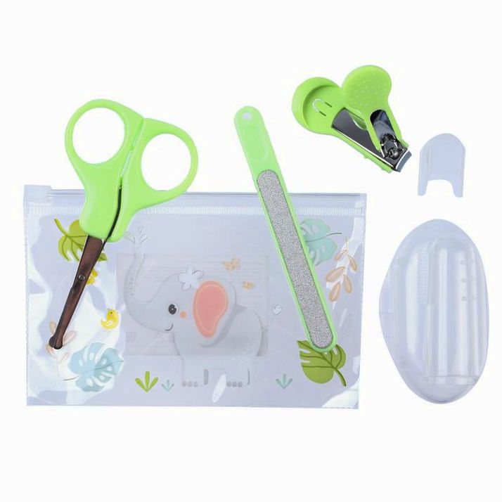 Картинка Набор маникюрный детский «Жирафик», 4 предмета: ножнички, книпсер, пилочка, щётка (№3893569) от магазина Мир детей Товары для Новорожденных