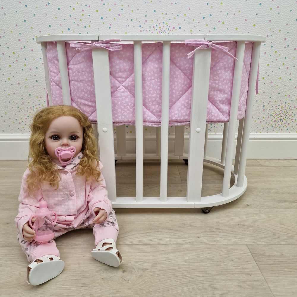 Пеленка для новорожденного с кружевами (бязь) артикул анонс КуклКПБ5_28