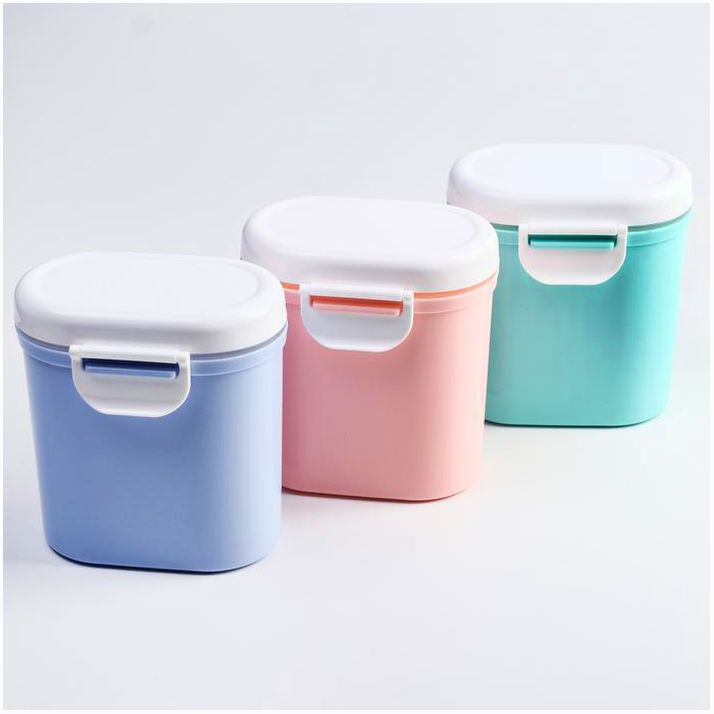 Контейнер для хранения детского питания, с ложкой, цвет МИКС артикул анонс 4591159