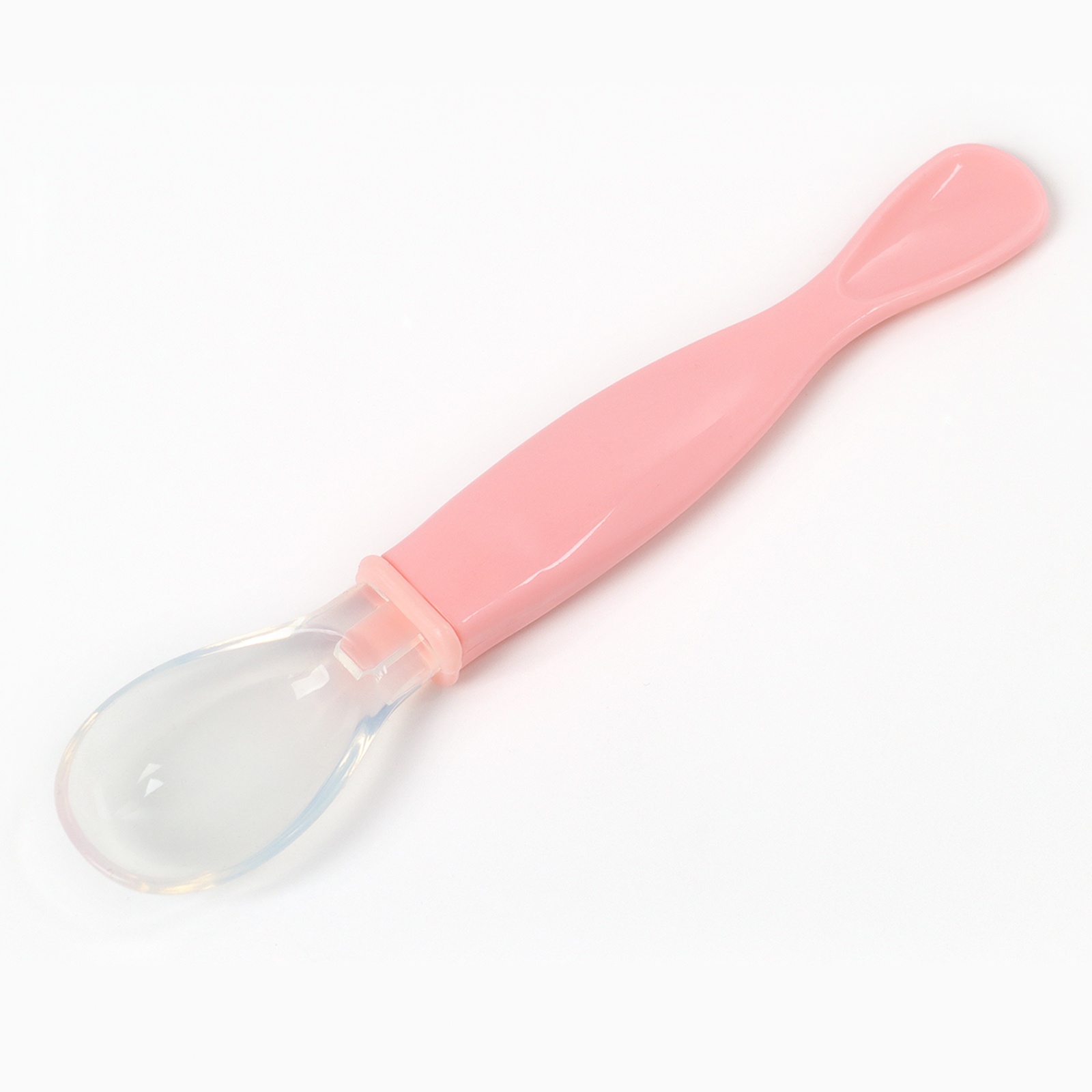 Ложка силиконовая, для кормления, цвет розовый артикул анонс 10648505