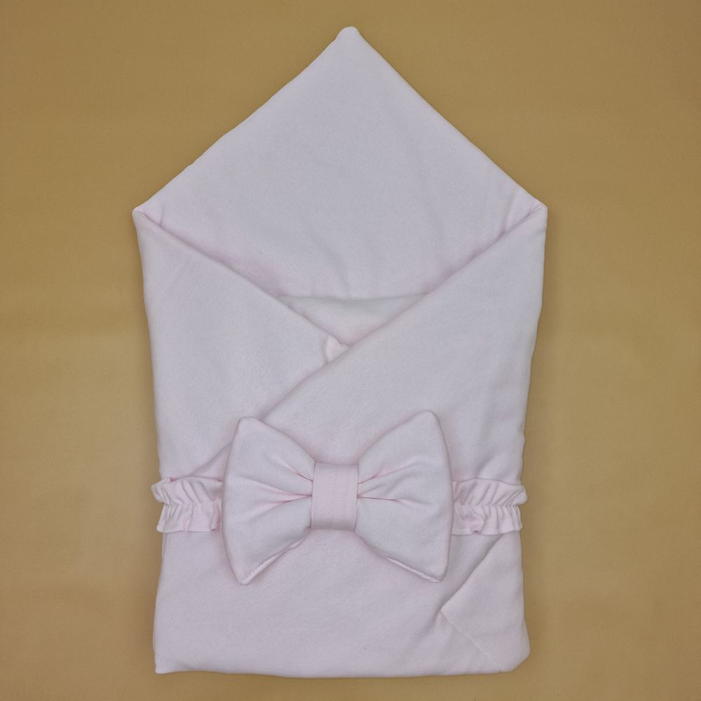 № 1893ф-0-2_м Комплект на выписку 2 пр: одеяло+бант (футер)