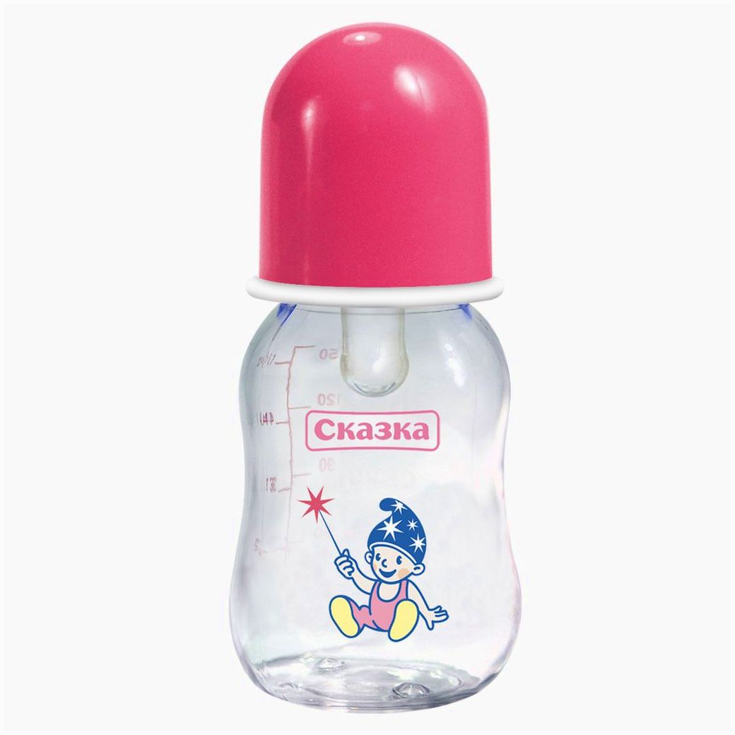 Картинка Бутылочка с талией (пластик, силиконовая соска) (№1109С) от магазина Мир детей Товары для Новорожденных