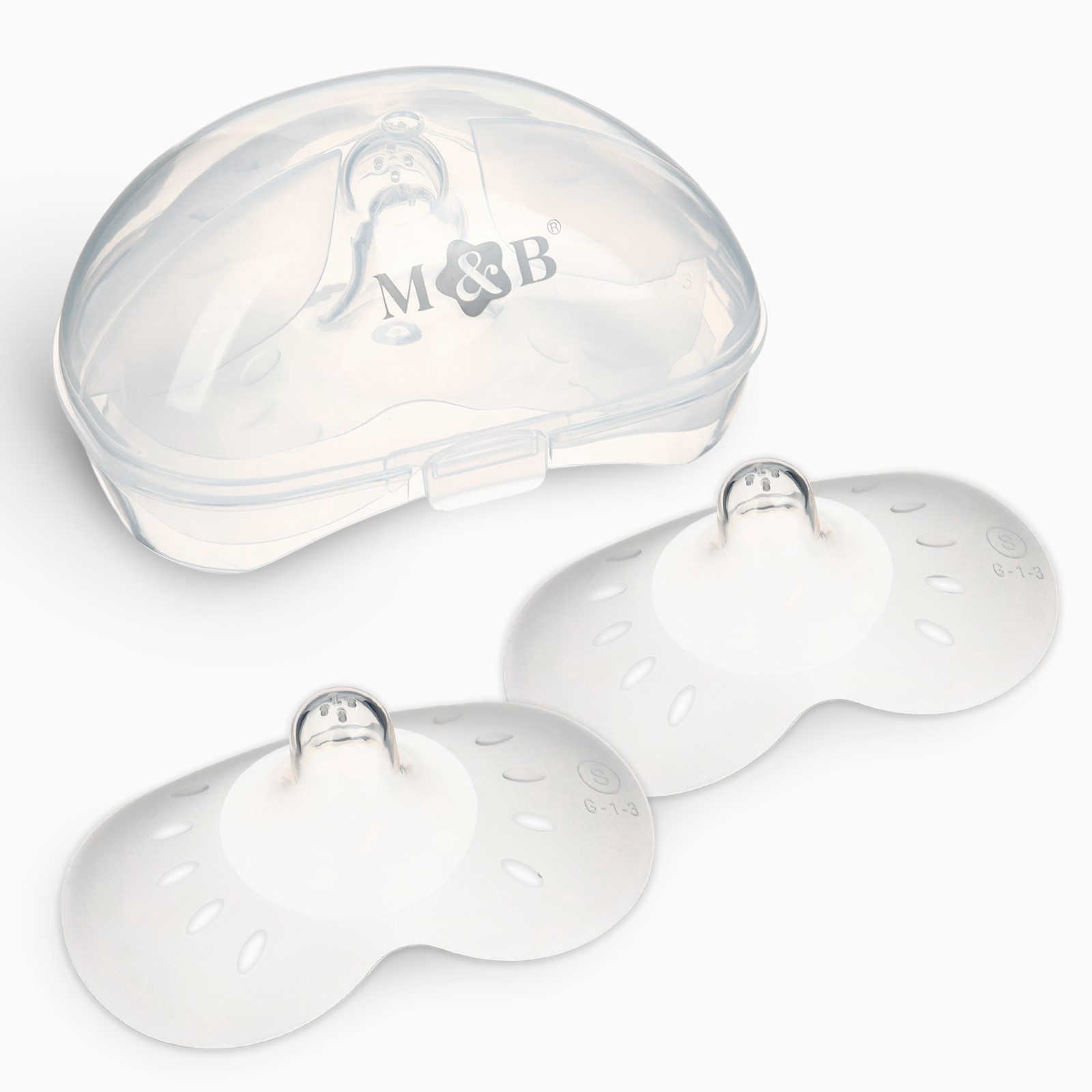 № 10502369 Набор накладок на грудь для кормления, 2 шт., размер S, в контейнере,