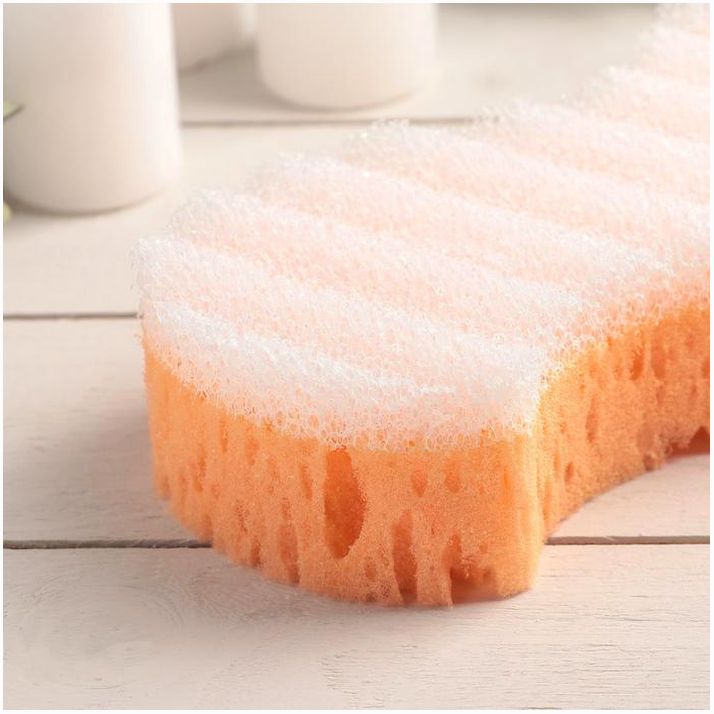 Картинка Губка для тела массажная «Наслаждение», 18?9,5?5 см, цвет МИКС (№672734) от магазина Мир детей Товары для Новорожденных