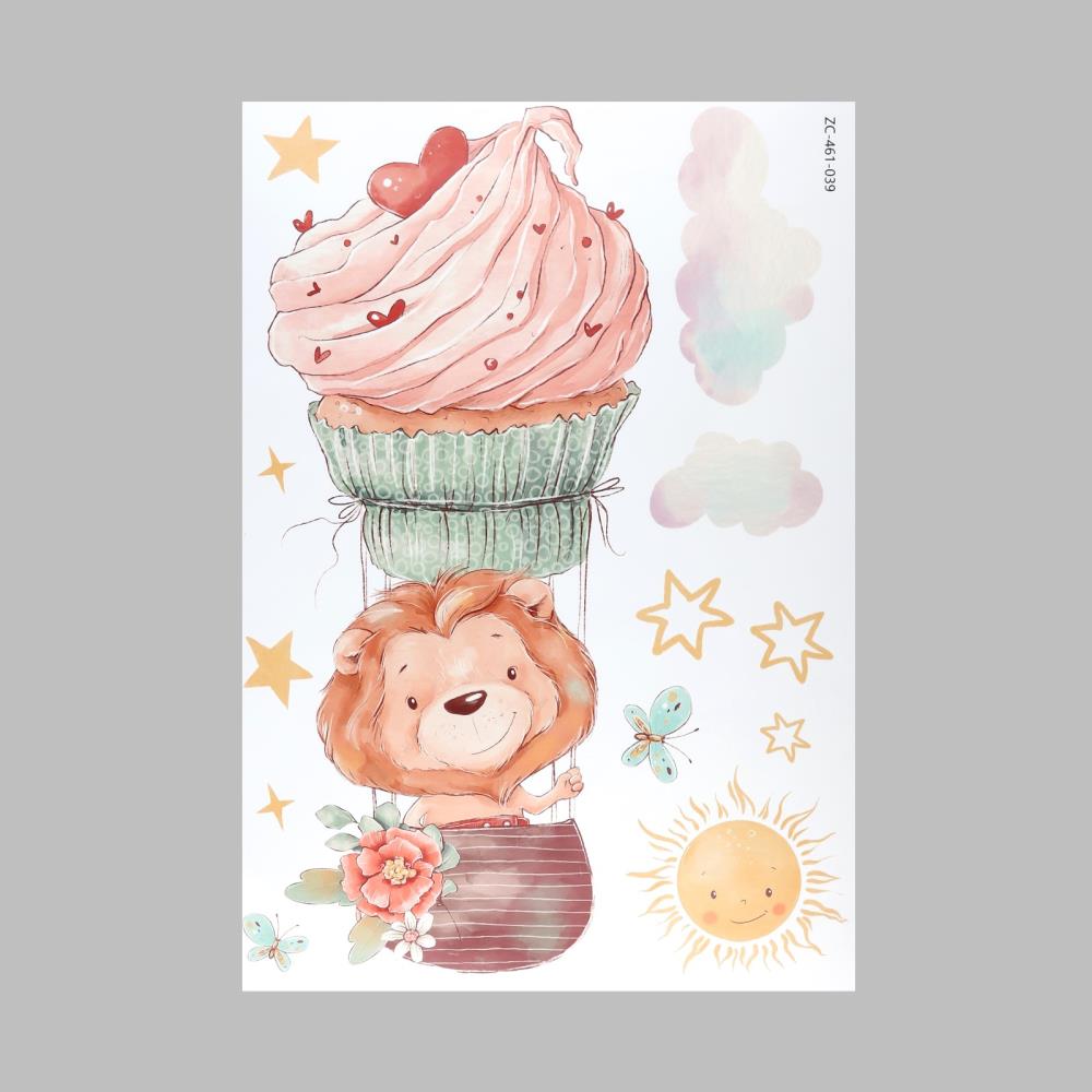 Наклейка пластик интерьерная цветная 