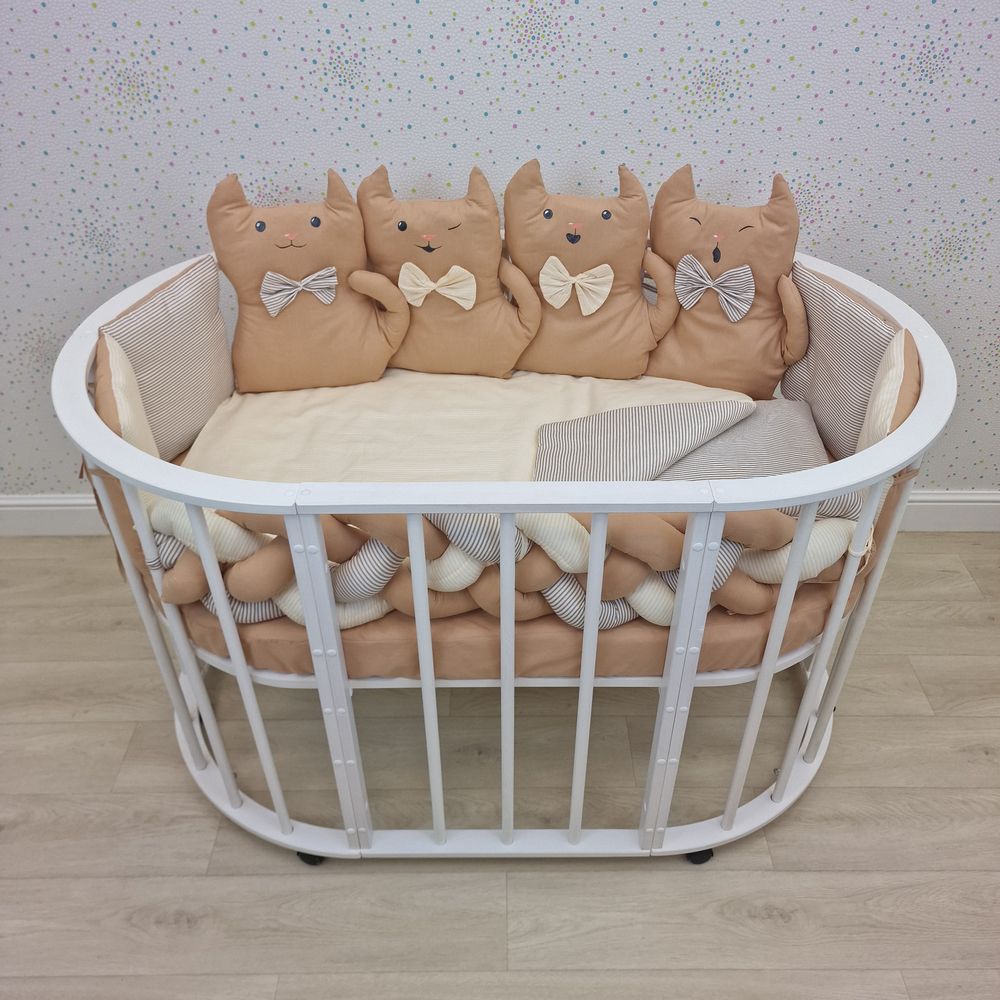 КПБ 14 пр (борт + пододеяльник + одеяло + наволочка + подушка + простынь (бязь) артикул анонс 1176-0-1бб_08