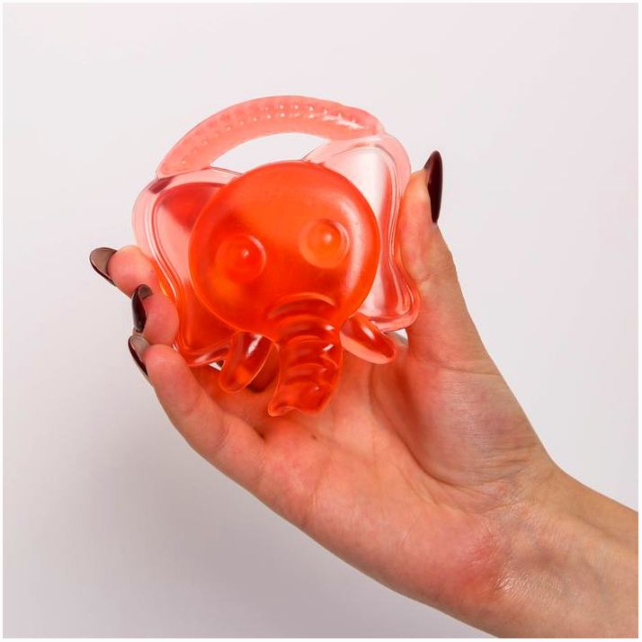 Картинка Прорезыватель охлаждающий «Слоник», цвет МИКС, Крошка Я (№4301022) от магазина Мир детей Товары для Новорожденных