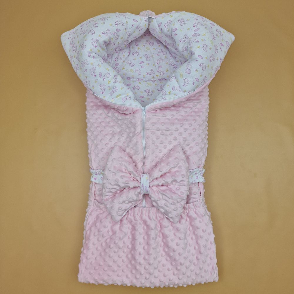 Конверт - одеяло трансформер с карманом+бант-подушка ассорти (плюш/интерлок) артикул анонс 7496-0-1_14