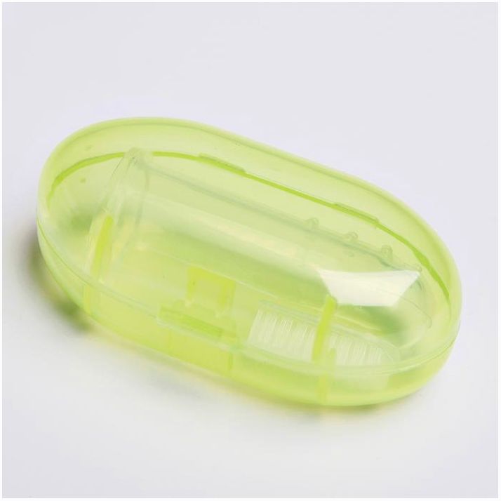 № 2932009 Прорезыватель - массажер детский в контейнере, 3 в 1, на палец, силиконовый от 3 мес.