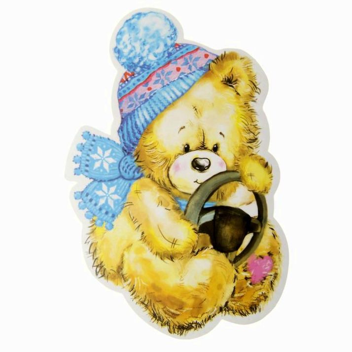 Наклейка на авто «Медвежонок» артикул анонс 863277