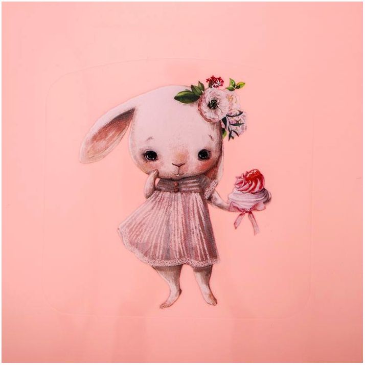 Картинка Нагрудник для кормления пластиковый с карманом, цвет розовый, МИКС (№1361309) от магазина Мир детей Товары для Новорожденных