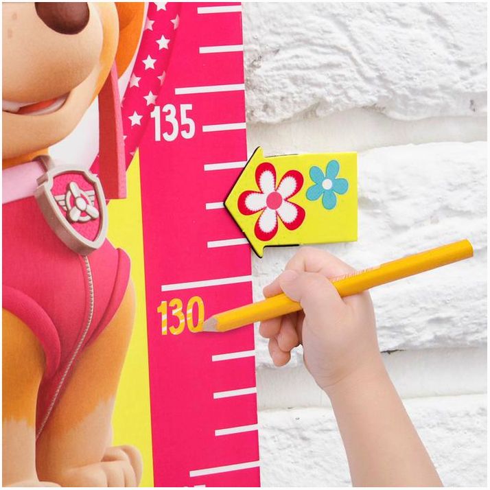 Картинка Щенячий патруль. Ростомер с магнитным элементом Paw Patrol "Девчонки рулят" (№3732383) от магазина Мир детей Товары для Новорожденных