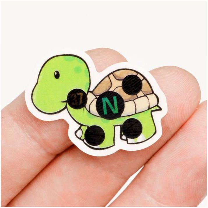 Картинка Термометр налобный "Черепашка", до 40°, l-3.4 см (№9474235) от магазина Мир детей Товары для Новорожденных