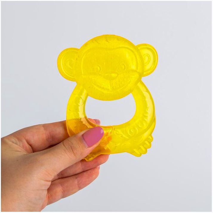 № 4780601 Прорезыватель охлаждающий «Обезьянка», цвет МИКС, Крошка Я