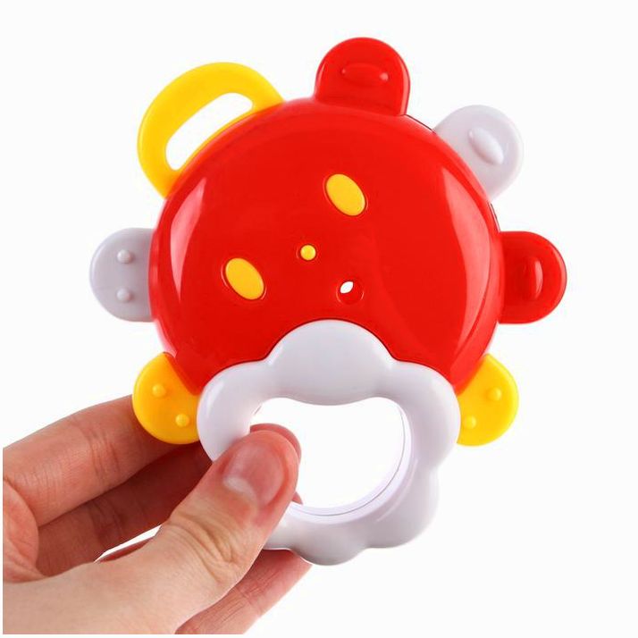 Картинка Погремушка «Солнышко с зеркалом», с эластичными элементами, цвет МИКС, Крошка Я (№2920423) от магазина Мир детей Товары для Новорожденных