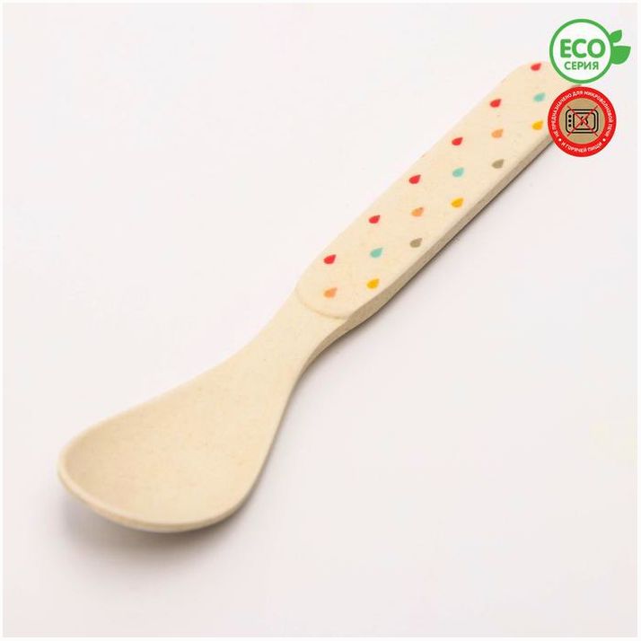 Ложка для кормления, бамбук, цвет МИКС артикул анонс 4298749