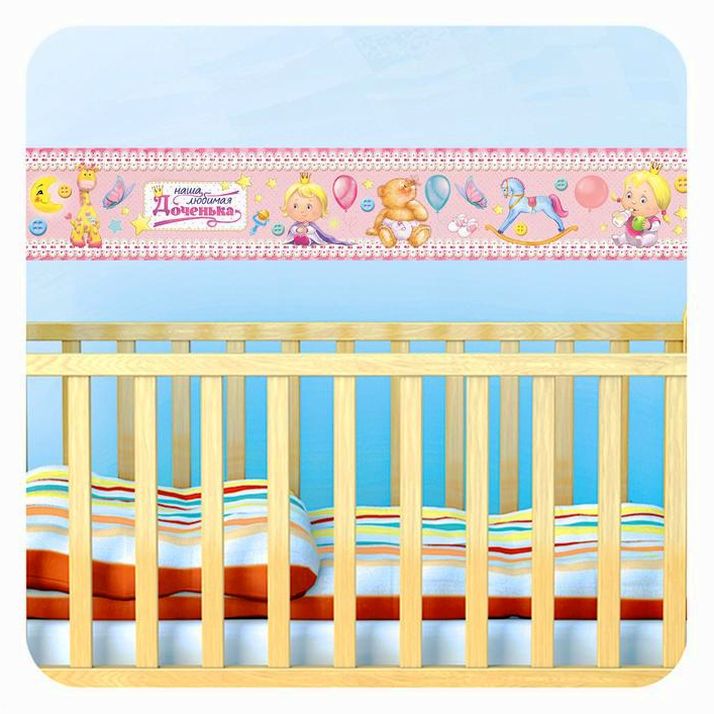 Наклейка-бордюр интерьерная 