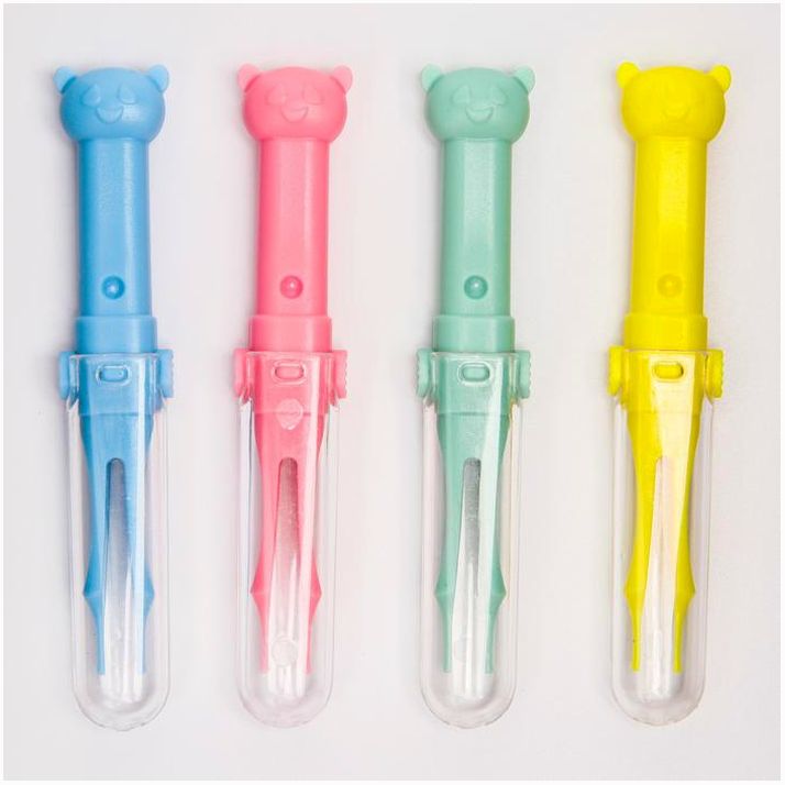 Картинка Пинцет для чистки носа, детский, с колпачком, цвет МИКС (№5276561) от магазина Мир детей Товары для Новорожденных