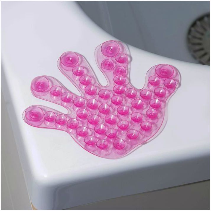 Картинка Мини - коврик детский в ванну «Рука», 13?11 см, цвет МИКС (№648283) от магазина Мир детей Товары для Новорожденных