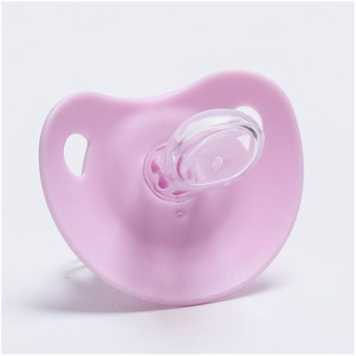 Картинка Соска-пустышка ортодонтическая, силикон, от 6 мес., с колпачком, МИКС для девочки (№4780681) от магазина Мир детей Товары для Новорожденных