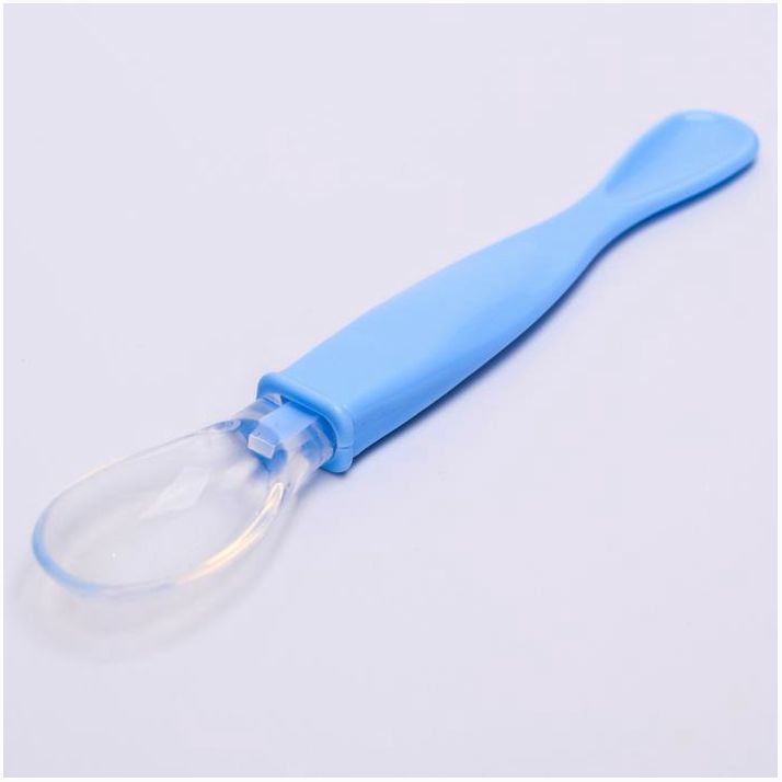 № 1886144 Ложка детская для кормления силиконовая, от 5 мес., цвета МИКС