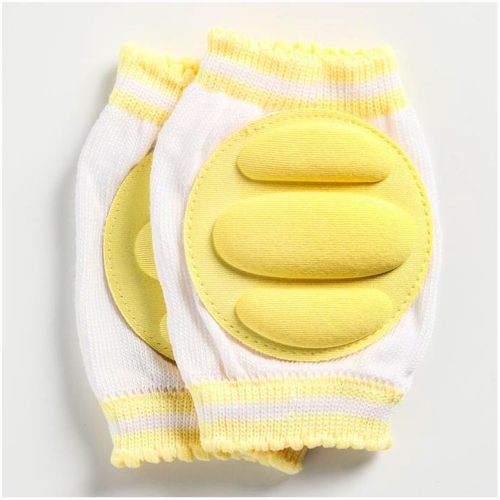Набор детских наколенников , цвет желтый артикул анонс 4405113