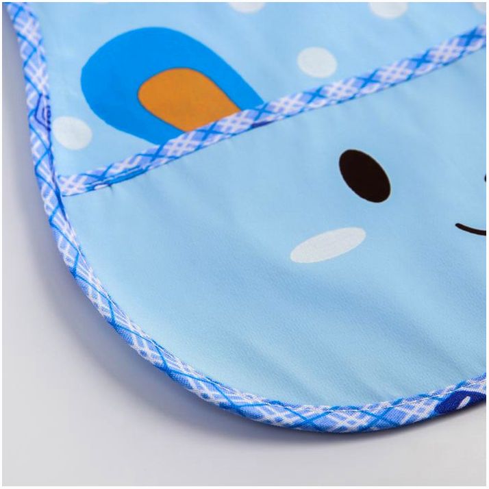 Картинка Нагрудник для кормления непромокаемый на кнопке, с карманом, МИКС (№2849367) от магазина Мир детей Товары для Новорожденных