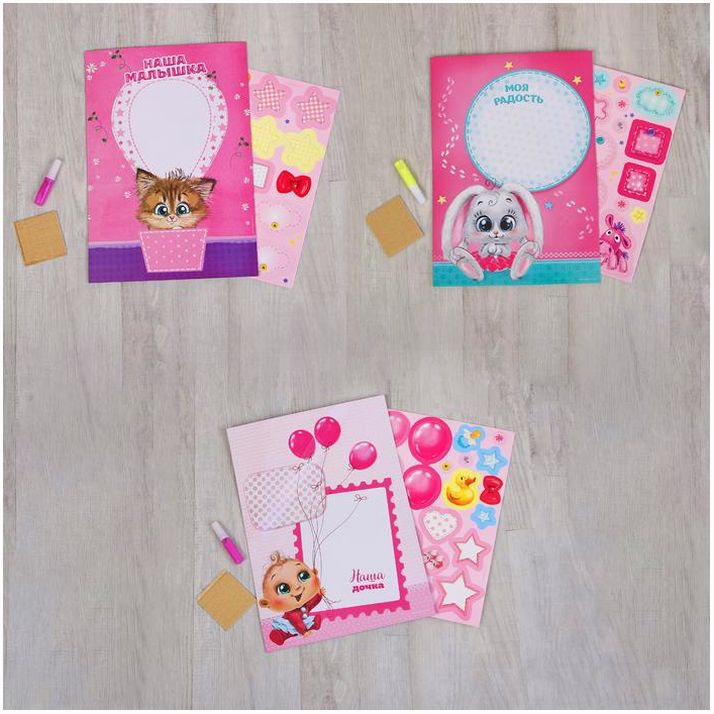 Детский отпечаток ручки с пожеланиями для девочки, цвет МИКС артикул анонс 4731835