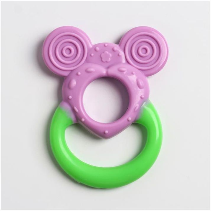 Прорезыватель силиконовый «Микки», цвет МИКС артикул анонс 719576