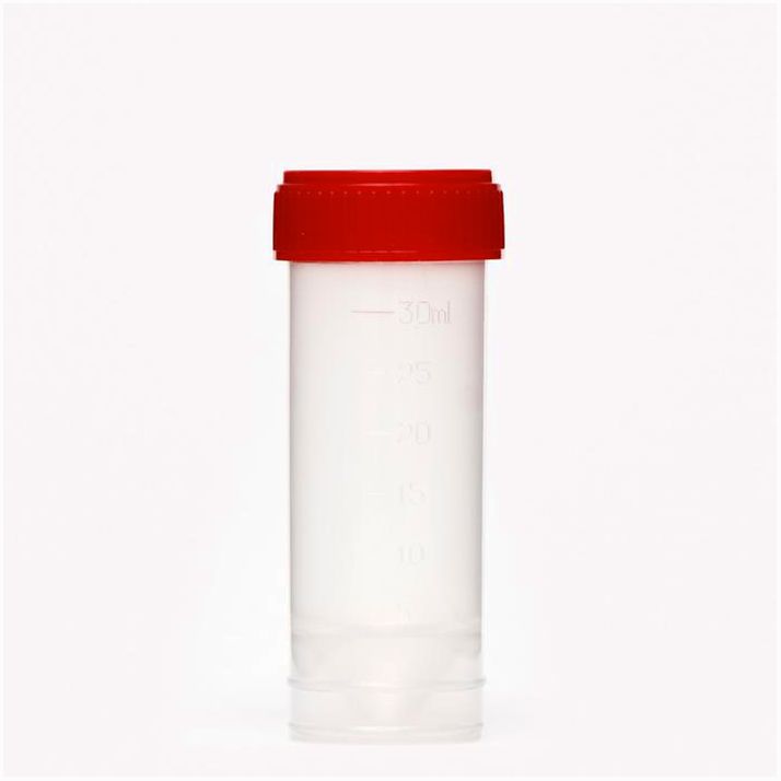 Контейнер для биоматериалов, стерильный, без шпателя, 30 мл артикул анонс 7963889