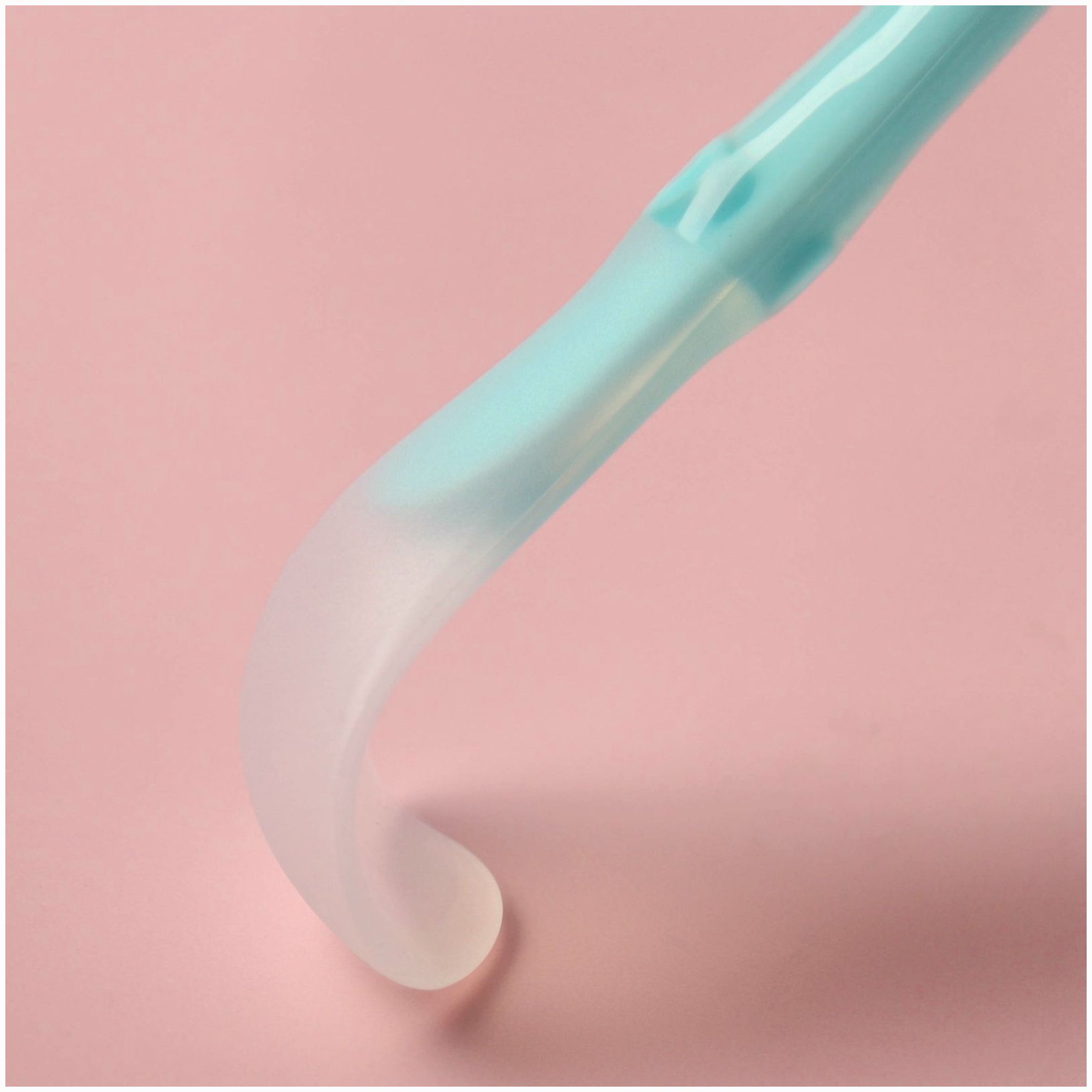 Картинка Набор силиконовых ложек для кормления, 2 шт., цвет бирюзовый (№9037712) от магазина Мир детей Товары для Новорожденных