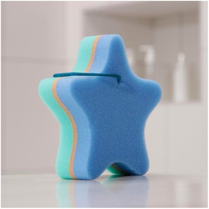 № 672740 Губка для тела «Звёздочка», 16,5?16,5?4 см, цвет МИКС