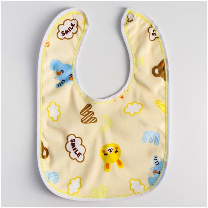 Нагрудник/слюнявчик для кормления на кнопке, МИКС артикул анонс 2849342