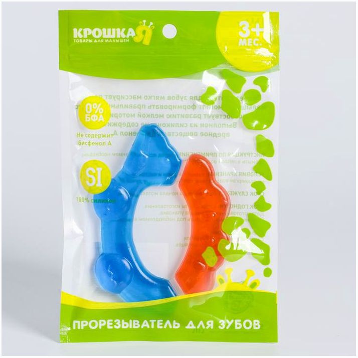 Картинка Прорезыватель охлаждающий «Черепаха», цвет МИКС, Крошка Я (№4826560) от магазина Мир детей Товары для Новорожденных