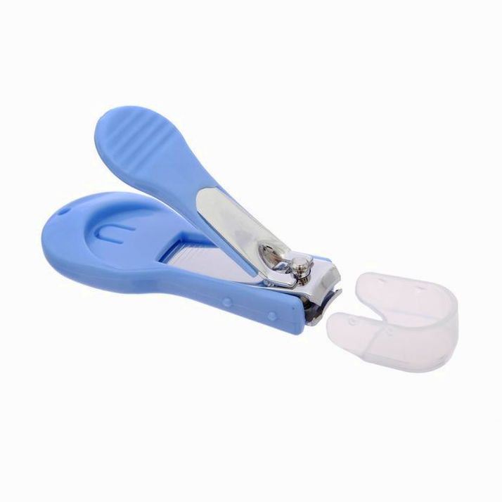 № 2849325 Кусачки-книпсер для ногтей детские маникюрные, с колпачком, от 0 мес., цвет голубой