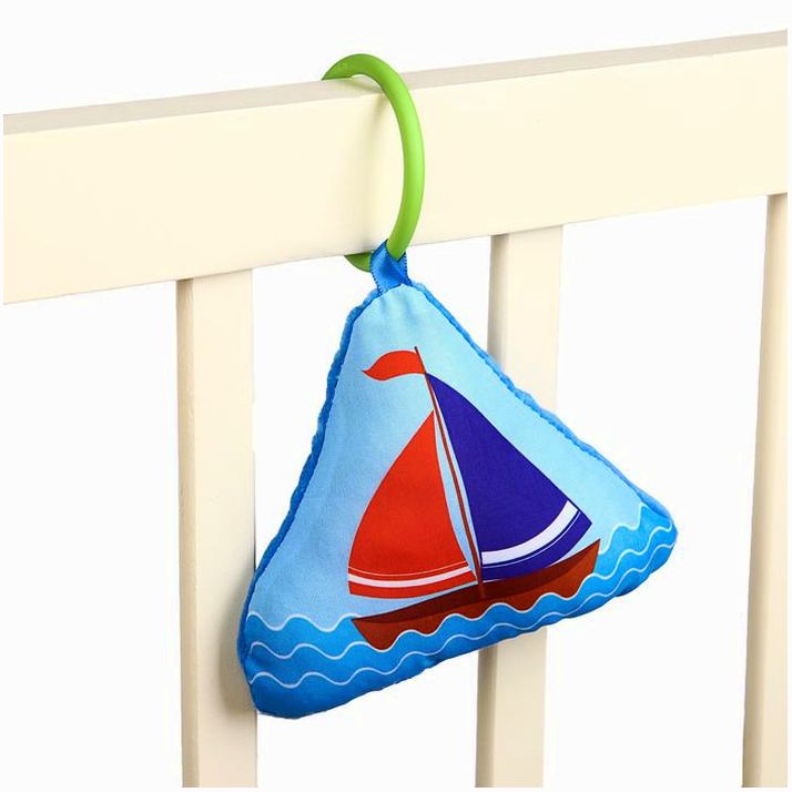 Подвеска мягкая «Кораблик» на кроватку/коляску артикул анонс 3631434