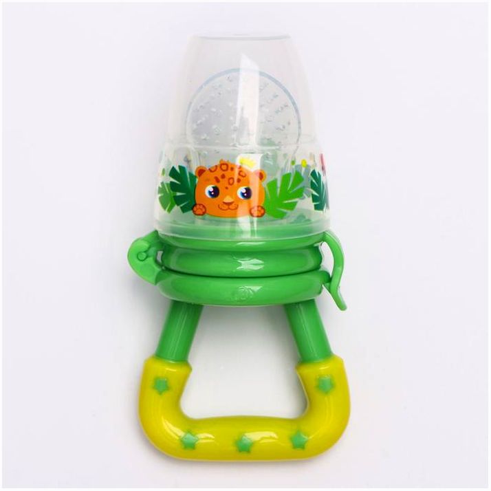 № 4982290 Ниблер для прикорма с силиконовой сеточкой «ТРЕНД. Леопард»