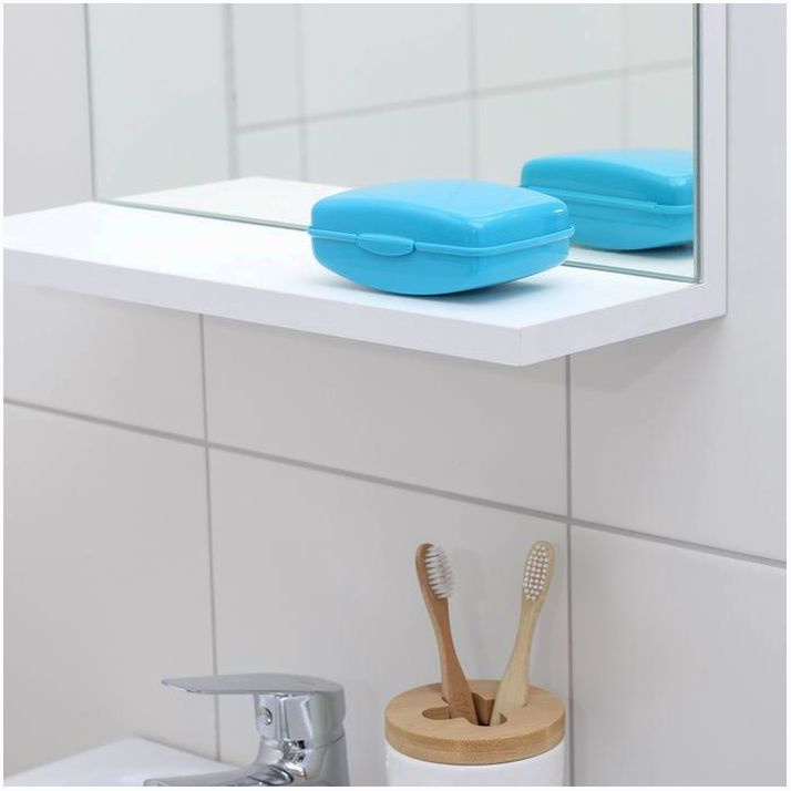 Картинка Мыльница дорожная, 10?6,8?4,4 см, цвет МИКС (№1155557) от магазина Мир детей Товары для Новорожденных