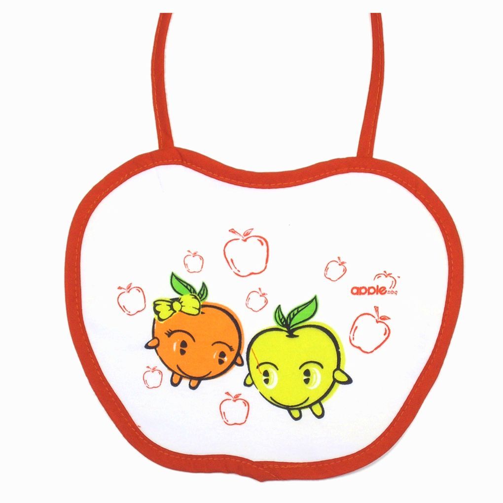 Картинка Нагрудник "Яблочки" разноцветный рисунок (№01Т06-1) от магазина Мир детей Товары для Новорожденных