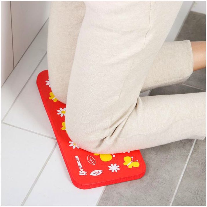 № 3666591 Коврик для коленей «Бабочки» в ванну, размер 39?17,5 см