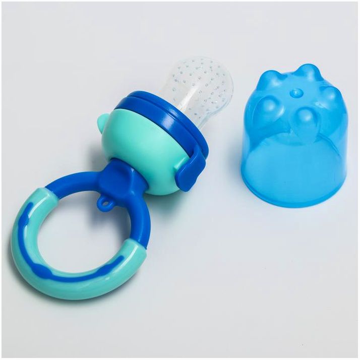 № 2272513 Ниблер для прикорма «Ежевика», с силиконовой сеточкой, цвет синий