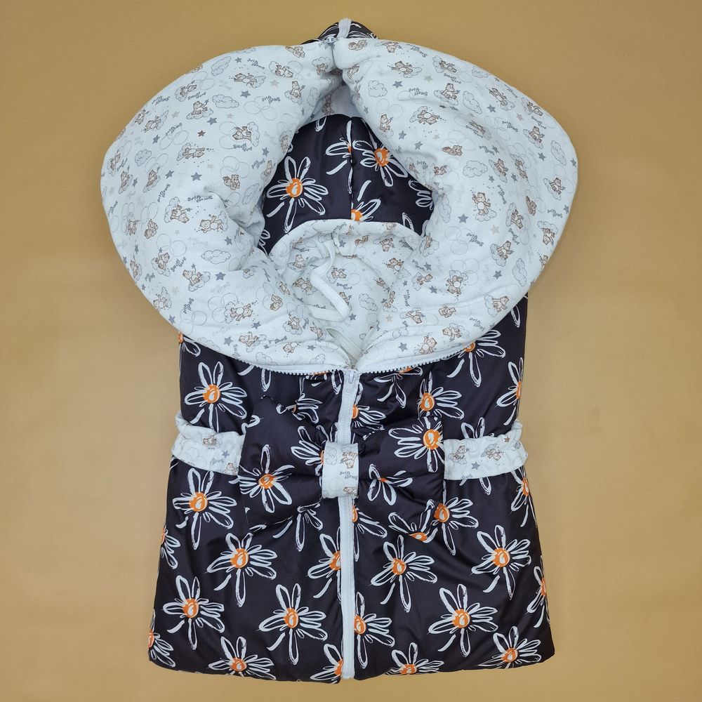 № 7527-0-1 Комплект (одеяло трансформер+бант-подушка+шапочка) (дюспо/футер)