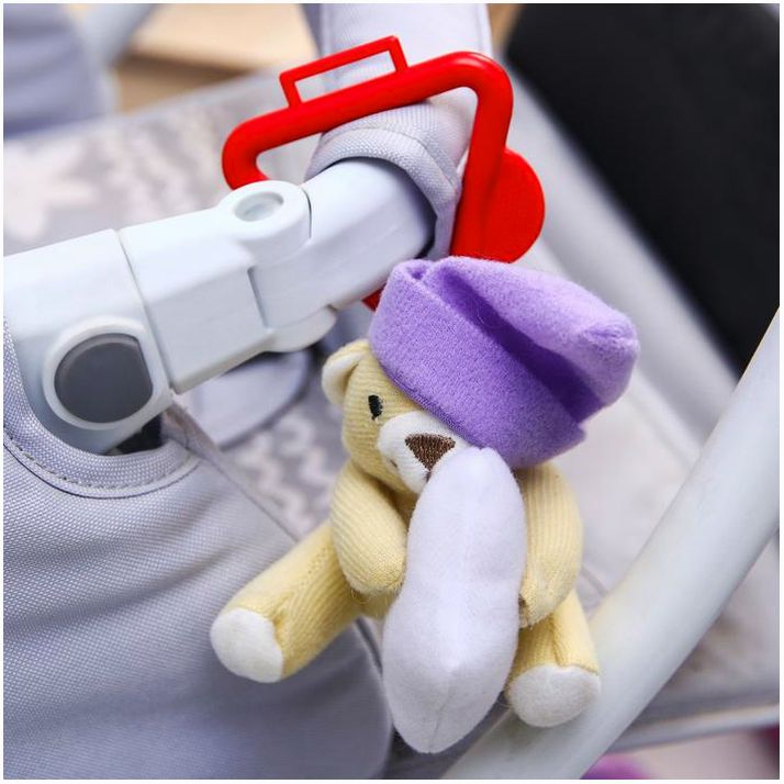 Картинка Подвеска мягкая «Мишка на облаке» на кроватку/коляску (№940411) от магазина Мир детей Товары для Новорожденных