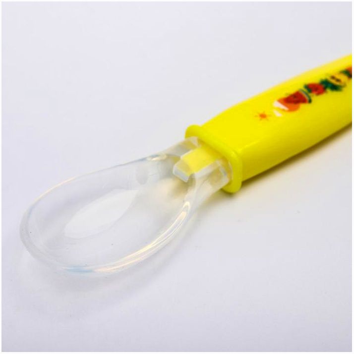 Картинка Ложка силиконовая детская «Фруктовая тусовка» (№5060429) от магазина Мир детей Товары для Новорожденных