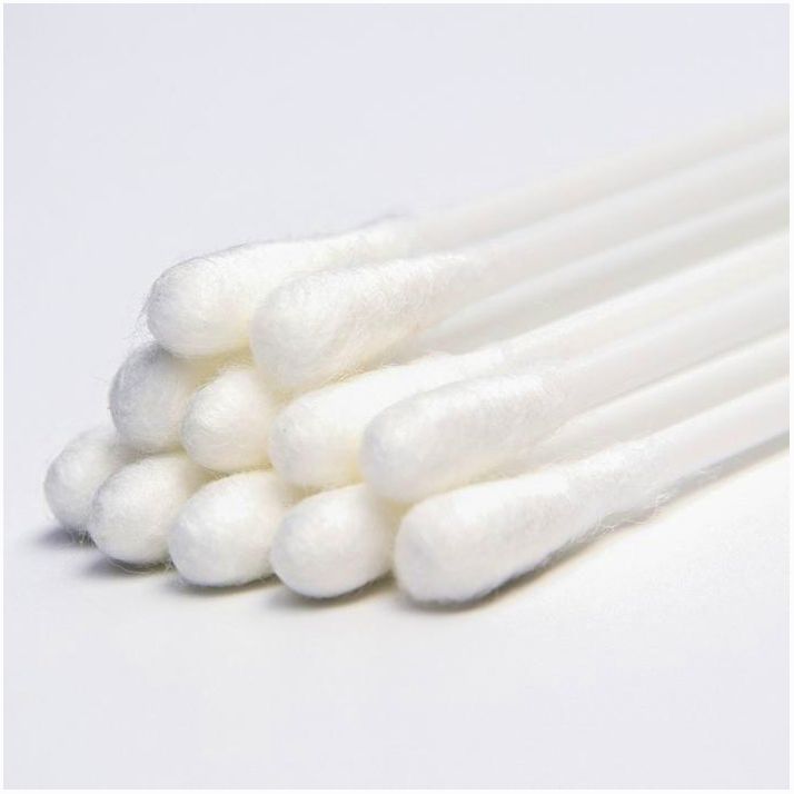 Картинка Ватные палочки, стакан 200 шт., пластик, цвет белый (№5469806) от магазина Мир детей Товары для Новорожденных