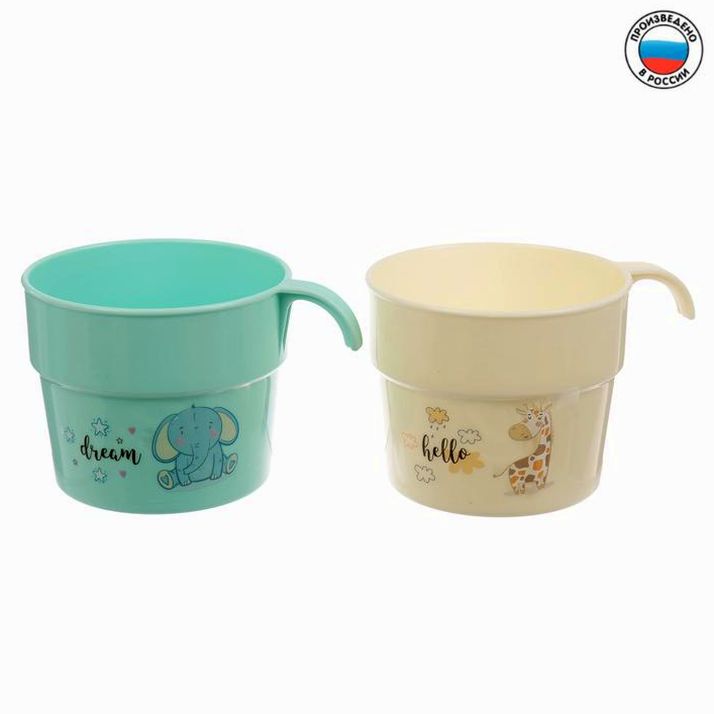 Кружка с рисунком 250 мл., цвет МИКС артикул анонс 1240410