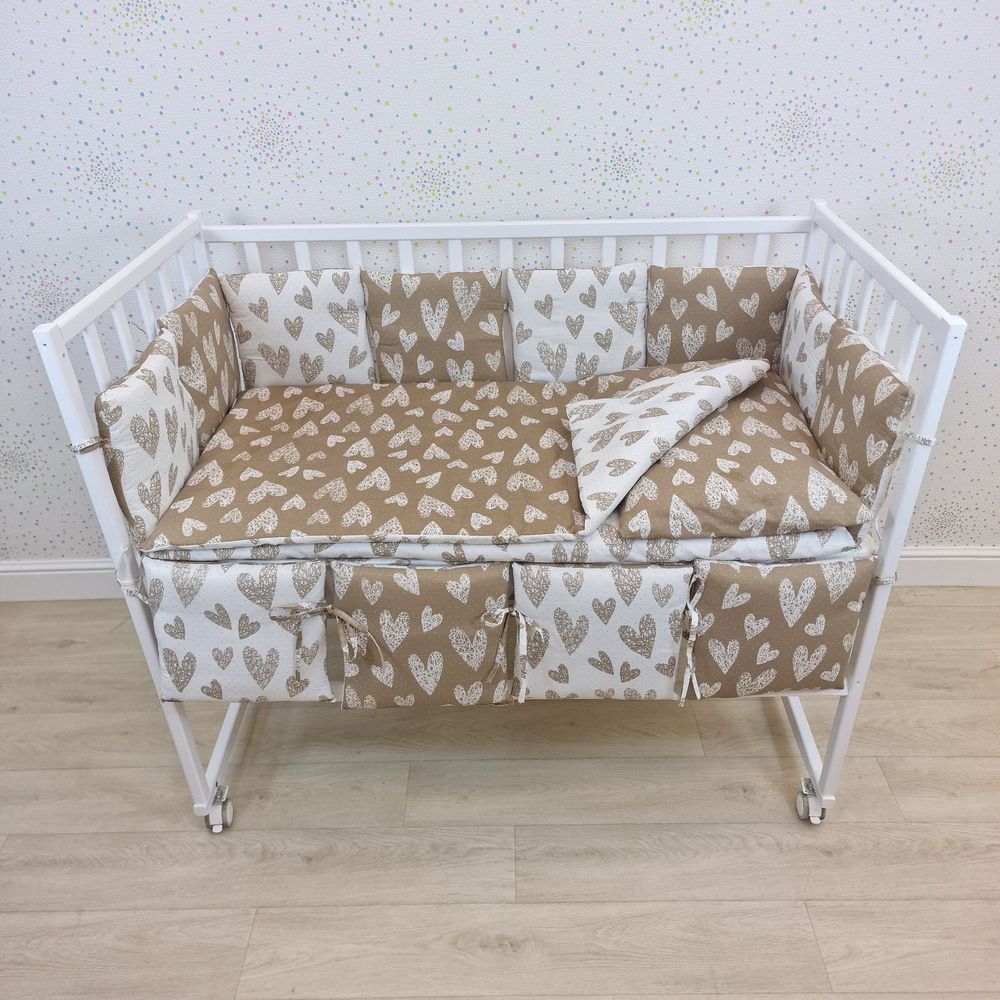 КПБ 17 пр (борт + пододеяльник + одеяло + наволочка + подушка + простынь (бязь) 12кв артикул анонс 1144-0-1бб_05