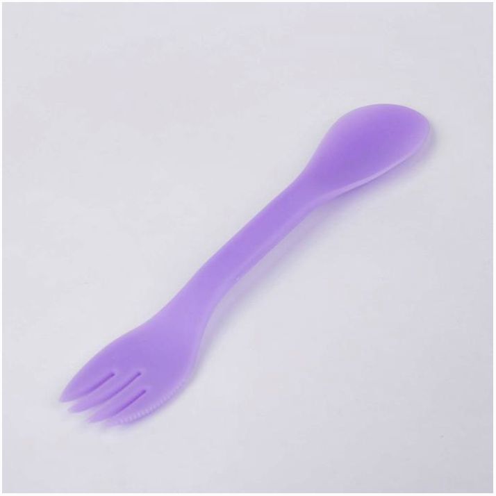 Ложка детская 2 в 1 «Вилка-ложка», от 5 мес., цвета МИКС артикул анонс 2257243