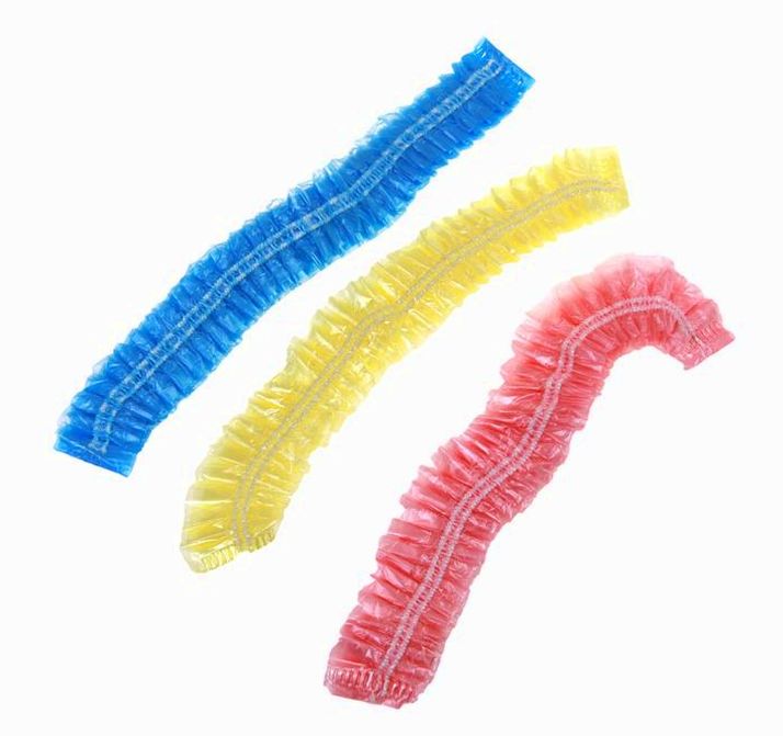 № 733294 Набор шапочек для душа Доляна, 3 шт, полиэтилен, цвет МИКС