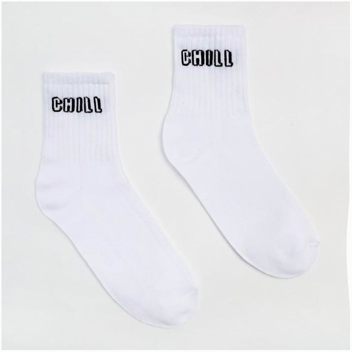 Носки женские MINAKU «CHILL», цвет белый, размер 36-37 (23 см) артикул анонс 7425347